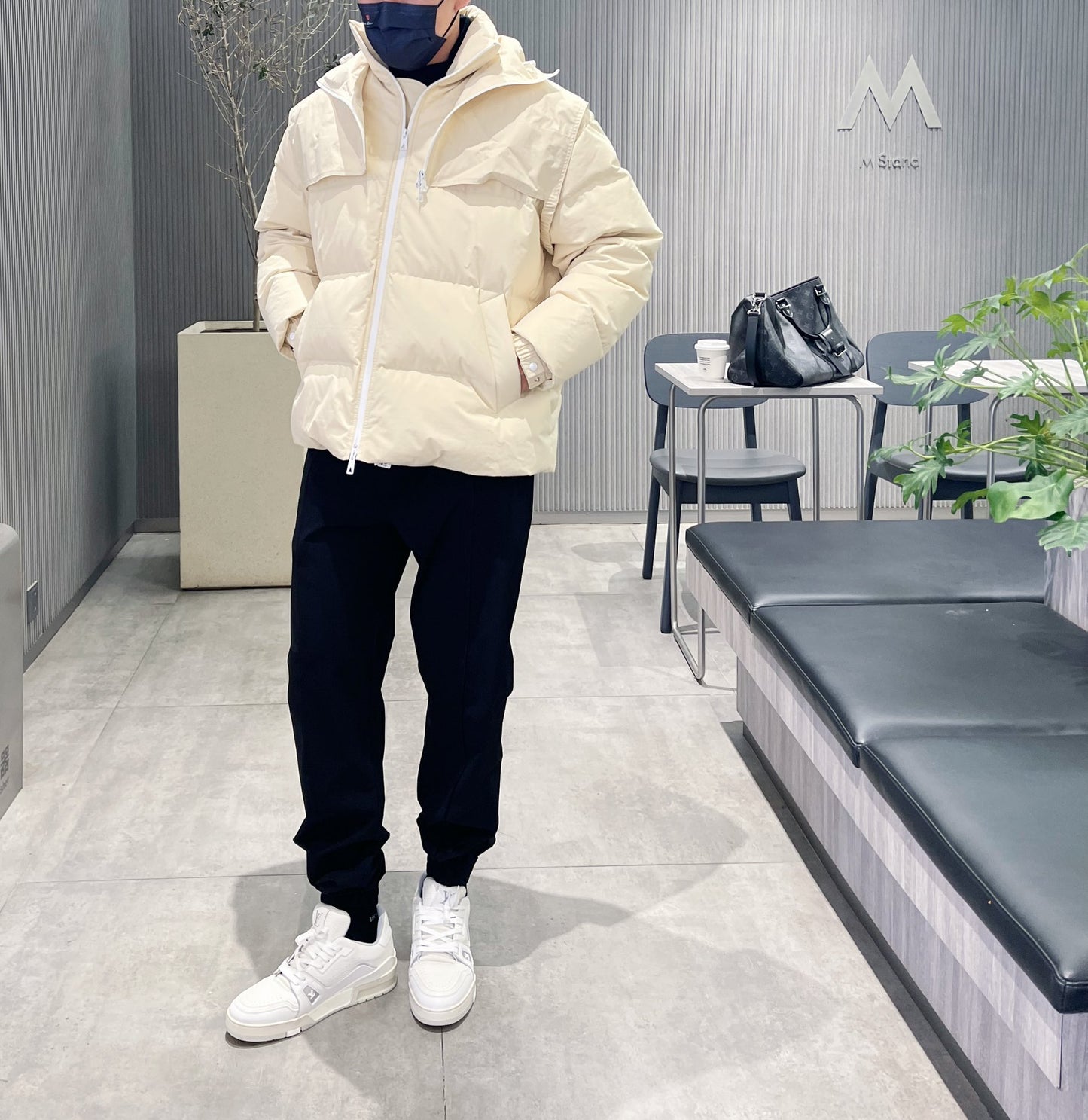 대리석 / 보테가베네타 다운 패딩