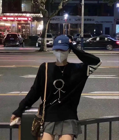 대리석 / 톰브라운 스틱맨 순모 니트 스웨터   2가지색상