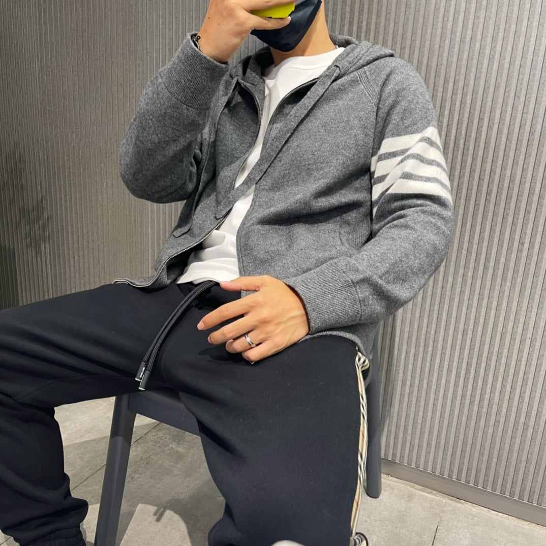 대리석 / 톰브라운 캐시미어 후드티