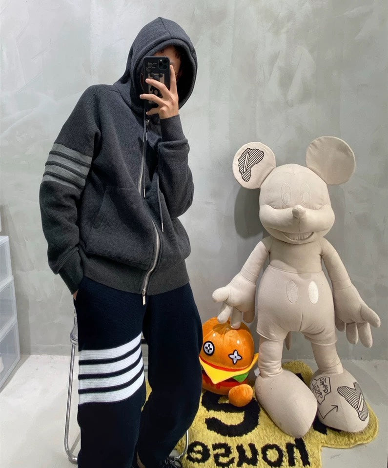 대리석 / 톰브라운 와플 후드집업