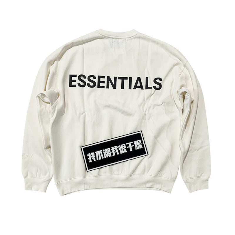 세나 /  FOG ESSENTIALS FEAR OF GOD 더블 라인 하이 스트리트 3M 반사 프린트 레터 스웨터