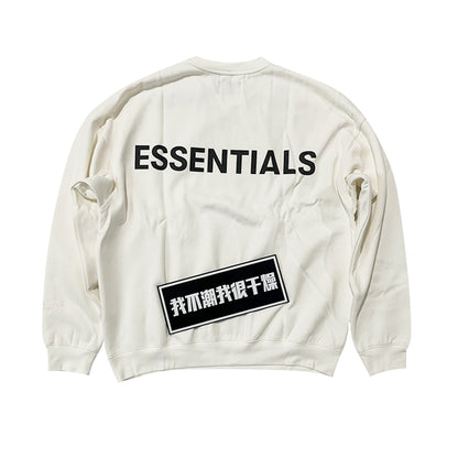 세나 /  FOG ESSENTIALS FEAR OF GOD 더블 라인 하이 스트리트 3M 반사 프린트 레터 스웨터