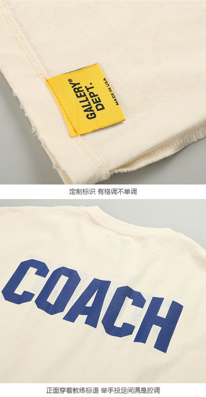 세나 / GALLERY DEPT GD FOG 하이웨이 빈티지 구제 리버시블 트레이너 프린팅 티셔츠