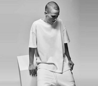 세나 / FOG ESSENTIALS FEAR OF GOD 네 번째 시즌 더블 라인 하이 스트리트 레이어드 루즈 보텀스 반소매