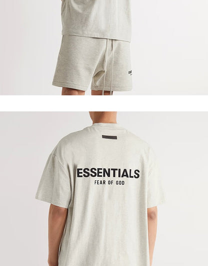 세나 / 난 멋지지 않아 FOGESSENTIALS 시즌8 복선 하이웨스트 루즈핏 캐주얼 백플라스틱 프린트 티셔츠