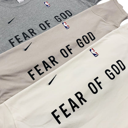 세나 / AIR FOG FEAR OF GOD 휴일 공동 하이 스트리트 스포츠 느슨한 프린트 반팔 티셔츠