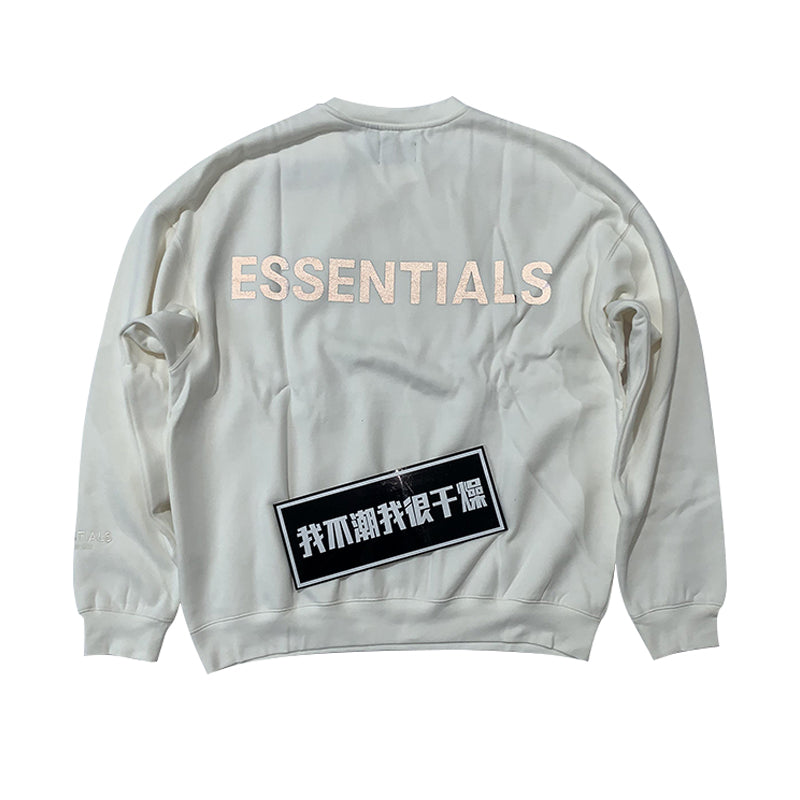 세나 /  FOG ESSENTIALS FEAR OF GOD 더블 라인 하이 스트리트 3M 반사 프린트 레터 스웨터