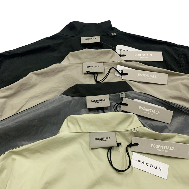 세나 / FOG ESSENTIALS FEAR OF GOD 일곱 번째 시즌 더블 트랙 하이 스트리트 3M 반사 코치 재킷