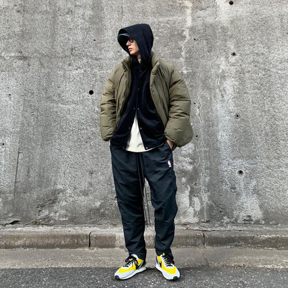 세나 / AIR FOG FEAR OF GOD 연명 하이 스트리트 홀리데이 버튼 업 바지 스포츠 나일론 바지