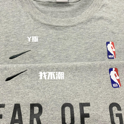 세나 / AIR FOG FEAR OF GOD 휴일 공동 하이 스트리트 스포츠 느슨한 프린트 반팔 티셔츠