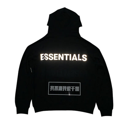 세나 /  FOG ESSENTIALS FEAR OF GOD 더블 라인 하이 스트리트 반사 문자 프린트 후드 스웨터