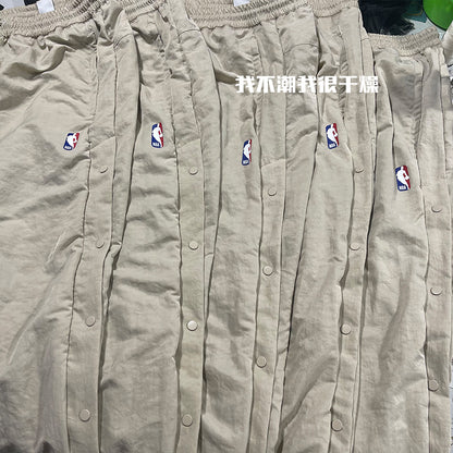 세나 / AIR FOG FEAR OF GOD 연명 하이 스트리트 홀리데이 버튼 업 바지 스포츠 나일론 바지
