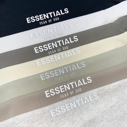세나 / FOG ESSENTIALS FEAR OF GOD 더블 라인 하이 스트리트 캐주얼 3M 반사 반팔 폴로 셔츠