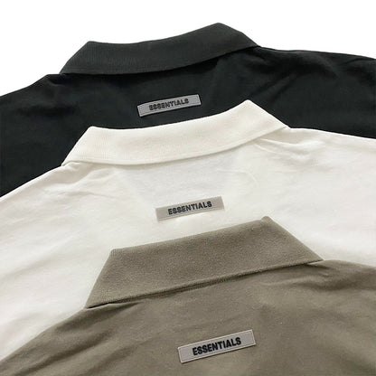 세나 / FOG ESSENTIALS FEAR OF GOD 더블 라인 하이 스트리트 캐주얼 3M 반사 반팔 폴로 셔츠
