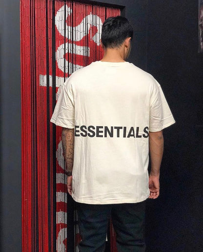 세나 / FOG ESSENTIALS FEAR OF GOD 더블 라인 하이 스트리트 코튼 캐주얼 루즈 레터 반소매