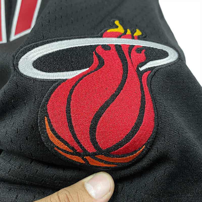 세나 / 하이 스트리트 헤비 자수 더블 레이어 스포츠 메쉬 Heat 농구 반바지