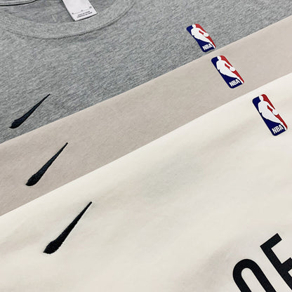세나 / AIR FOG FEAR OF GOD 휴일 공동 하이 스트리트 스포츠 느슨한 프린트 반팔 티셔츠