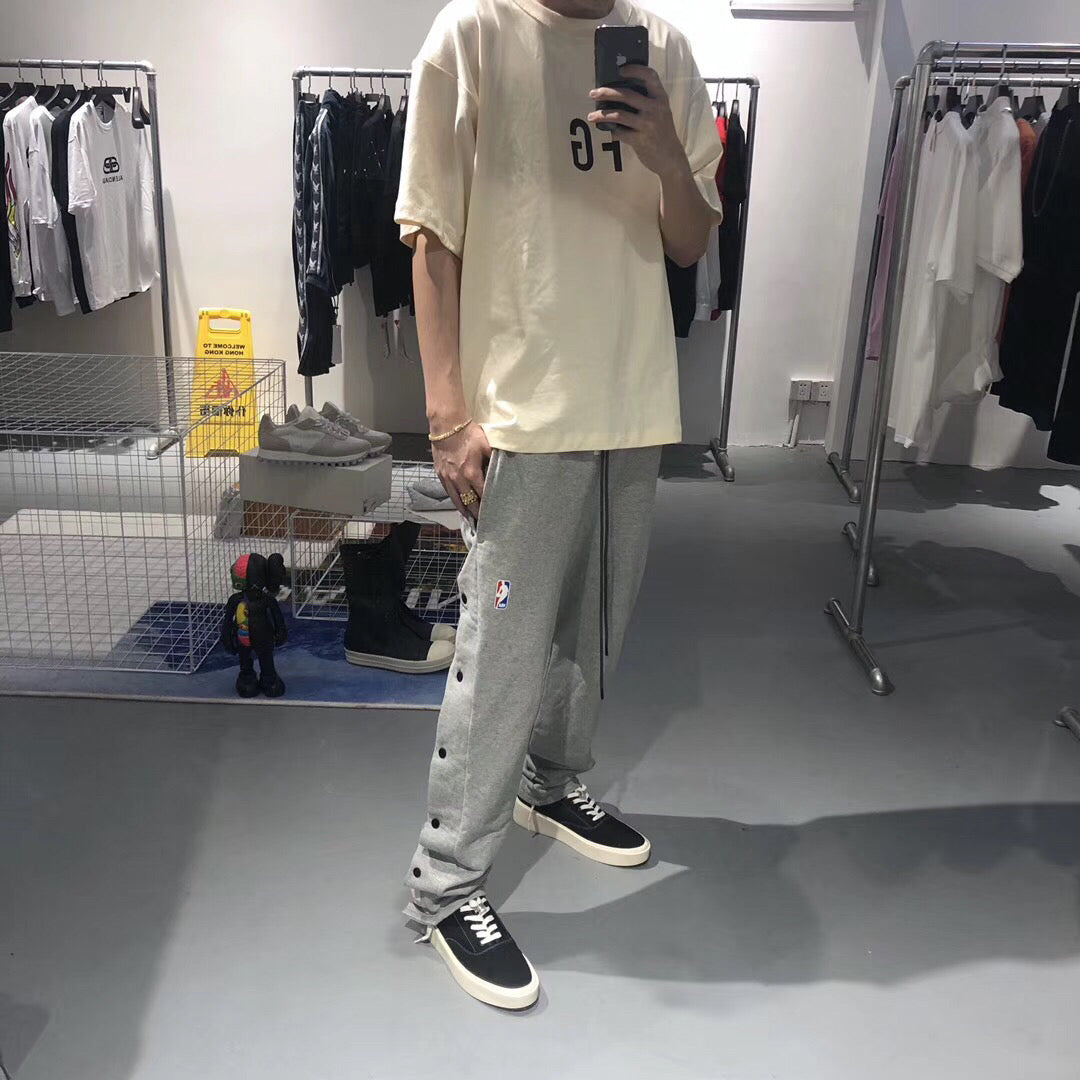 세나 / FOG FEAR OF GOD 여섯 번째 시즌 메인 라인 루즈 하이 스트리트 FG 풍부하고 고귀한 프린트 내마모성 반팔 티셔츠