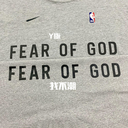 세나 / AIR FOG FEAR OF GOD 휴일 공동 하이 스트리트 스포츠 느슨한 프린트 반팔 티셔츠