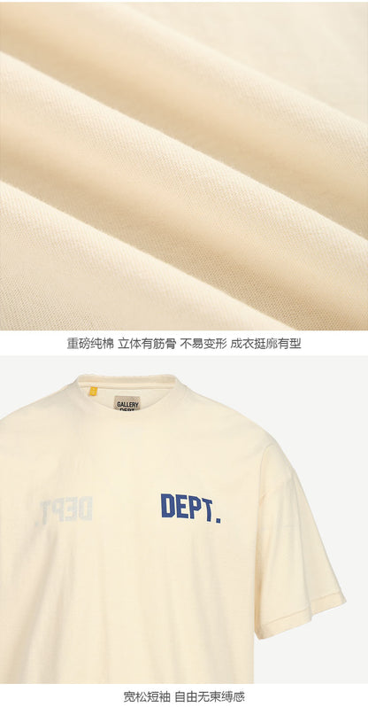세나 / GALLERY DEPT GD FOG 하이웨이 빈티지 구제 리버시블 트레이너 프린팅 티셔츠