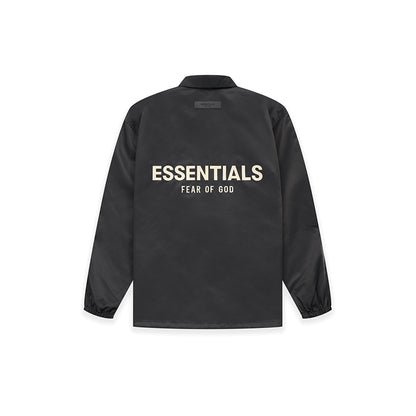 세나 /  FOG ESSENTIALS 여덟 번째 시즌 더블 라인 하이 스트리트 루즈 플로킹 프린트 나일론 코치 재킷