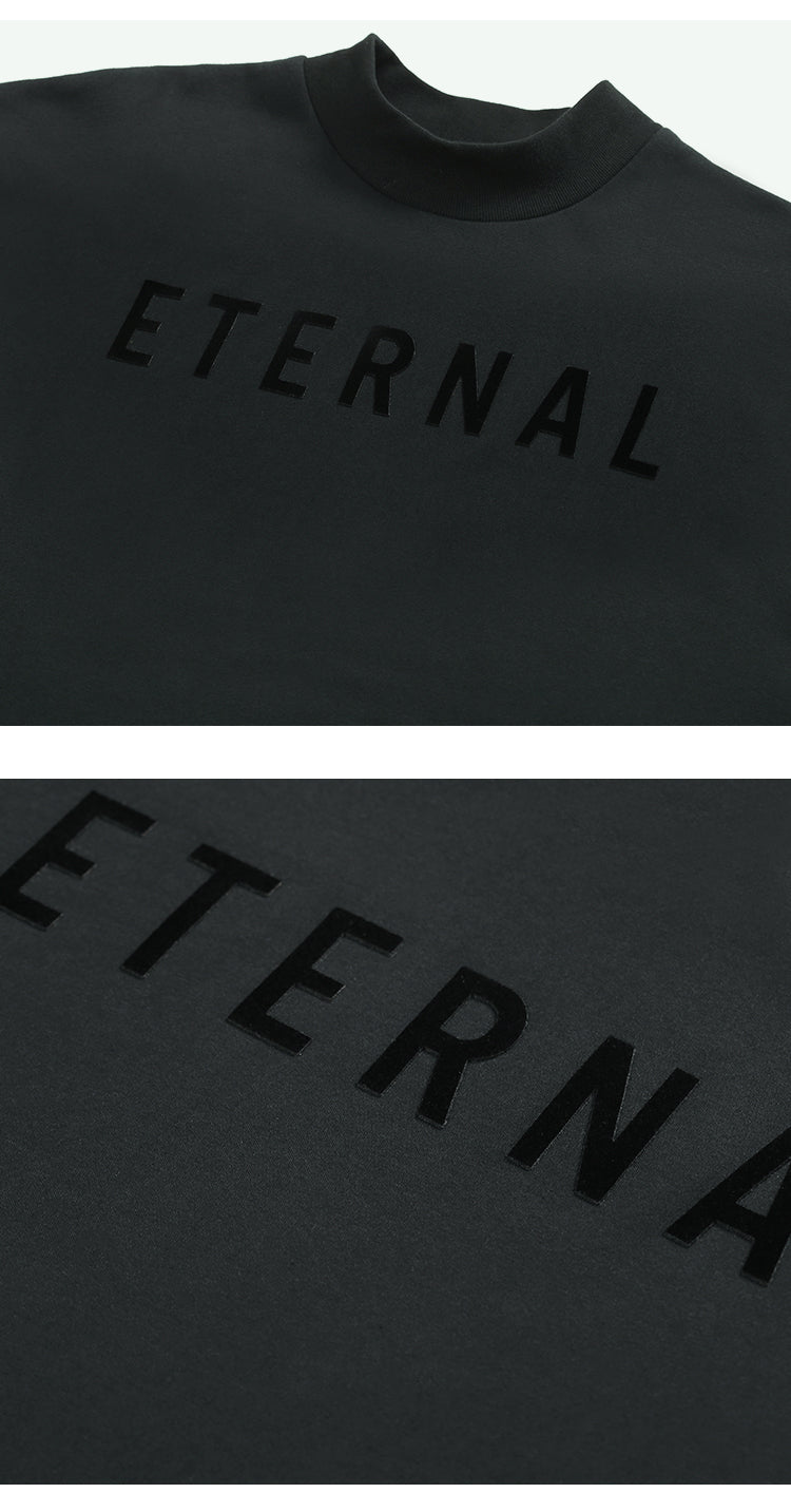 세나 /  ETERNAL 이터널 시리즈 루즈 플로킹 프린트 스웨터