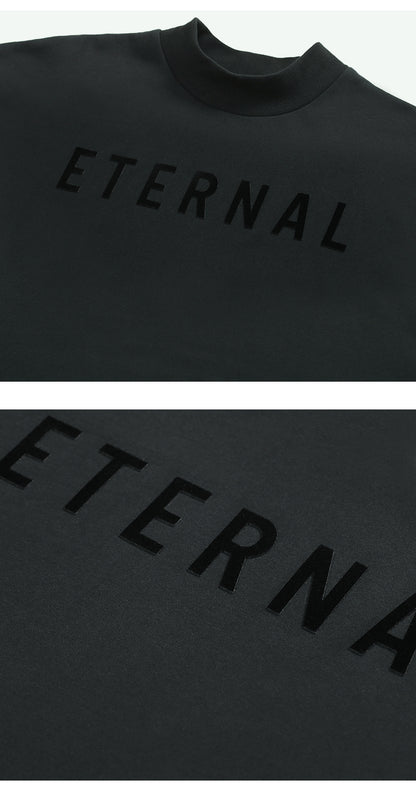 세나 /  ETERNAL 이터널 시리즈 루즈 플로킹 프린트 스웨터
