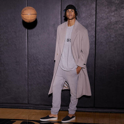 세나 / AIR FOG FEAR OF GOD 휴일 공동 하이 스트리트 스포츠 느슨한 프린트 반팔 티셔츠