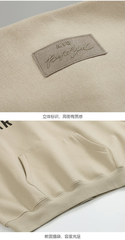 세나 /  AIR FOG FEAR OF GOD 휴일 공동 하이 스트리트 스포츠 까마귀 느슨한 후드 스웨터