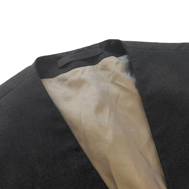 세나 / FEAR OF GOD FOG 메인 라인 일곱 번째 시즌 하이 스트리트 퓨어 울 캐주얼 칼라리스 수트 재킷