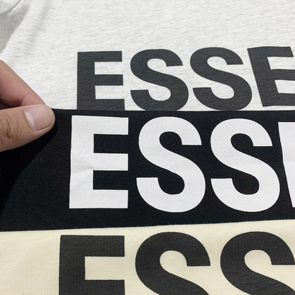 세나 / FOG ESSENTIALS FEAR OF GOD 더블 라인 하이 스트리트 코튼 캐주얼 루즈 레터 반소매