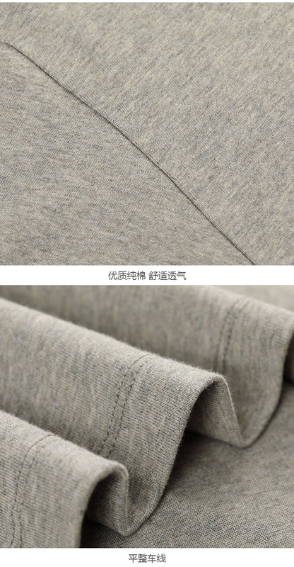 세나 / 스트리트 루즈 캐주얼 백 블랙 플로킹 프린트 긴소매