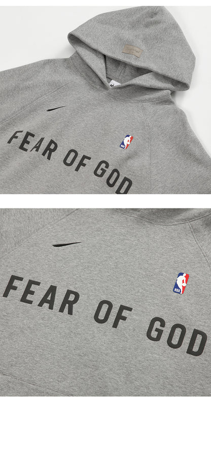 세나 /  AIR FOG FEAR OF GOD 휴일 공동 하이 스트리트 스포츠 까마귀 느슨한 후드 스웨터