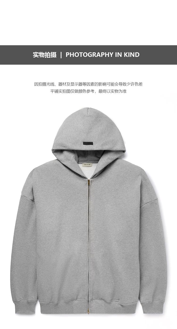 세나 / FEAR OF GOD FOG 여덟 번째 시즌 메인 라인 ETERNAL 이터널 시리즈 루즈 지퍼 후드