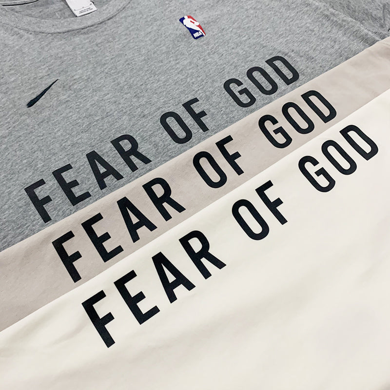 세나 / AIR FOG FEAR OF GOD 휴일 공동 하이 스트리트 스포츠 느슨한 프린트 반팔 티셔츠