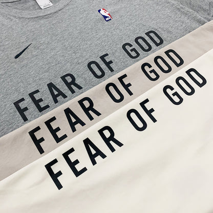 세나 / AIR FOG FEAR OF GOD 휴일 공동 하이 스트리트 스포츠 느슨한 프린트 반팔 티셔츠
