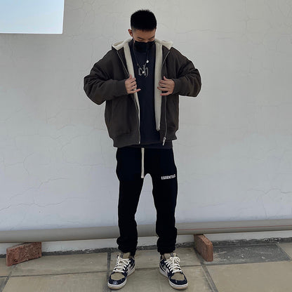 세나 /  FOG ESSENTIALS FEAR OF GOD 더블 라인 하이 스트리트 팬츠 레터 루즈 캐주얼 바지