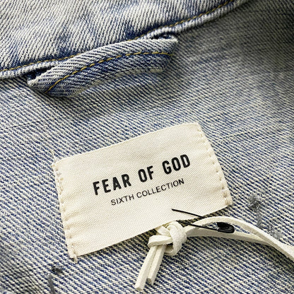 세나 / FOG FEAR OF GOD 시즌 6 메인 라인 하이 스트리트 루즈 헤비 워시 올드 데님 재킷