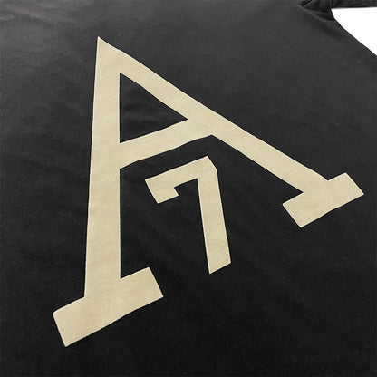 세나 /  FOG FEAR OF GOD 시즌 7 메인 라인 하이 스트리트 올스타 플로킹 프린트 헨리 칼라 반팔