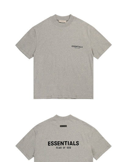 세나 / 난 멋지지 않아 FOGESSENTIALS 시즌8 복선 하이웨스트 루즈핏 캐주얼 백플라스틱 프린트 티셔츠