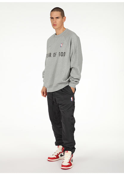 세나 / AIR FOG FEAR OF GOD 휴일 연명 미국 하이 스트리트 스포츠 느슨한 라운드 넥 스웨터