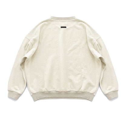 세나 / FOG FEAR OF GOD 일곱 번째 시즌 메인 라인 FG7C 플로킹 프린트 루즈 리버스 웨어 라운드넥 스웨터