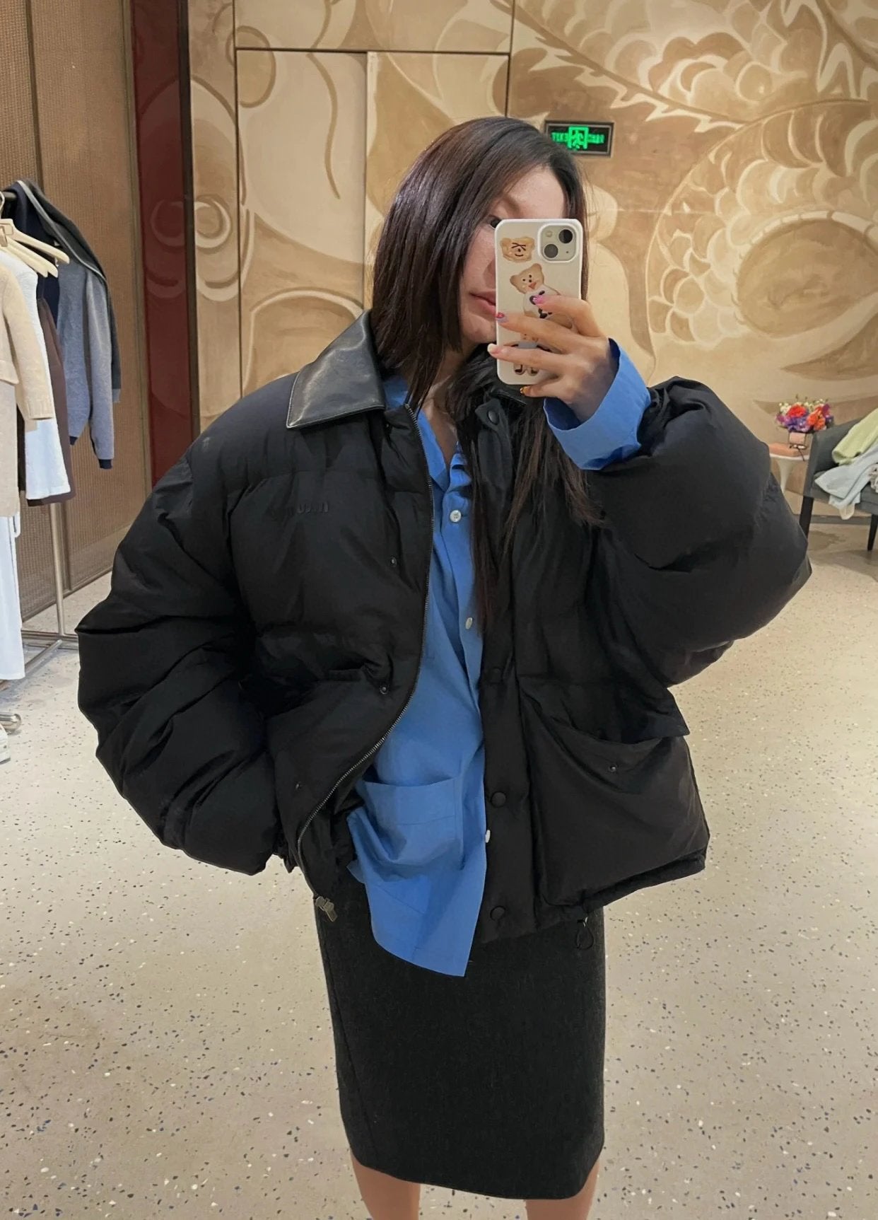 gw/미우미우 여성 패딩 점퍼