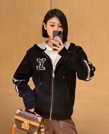 gw/루이비통 남여 신상 자수 후드