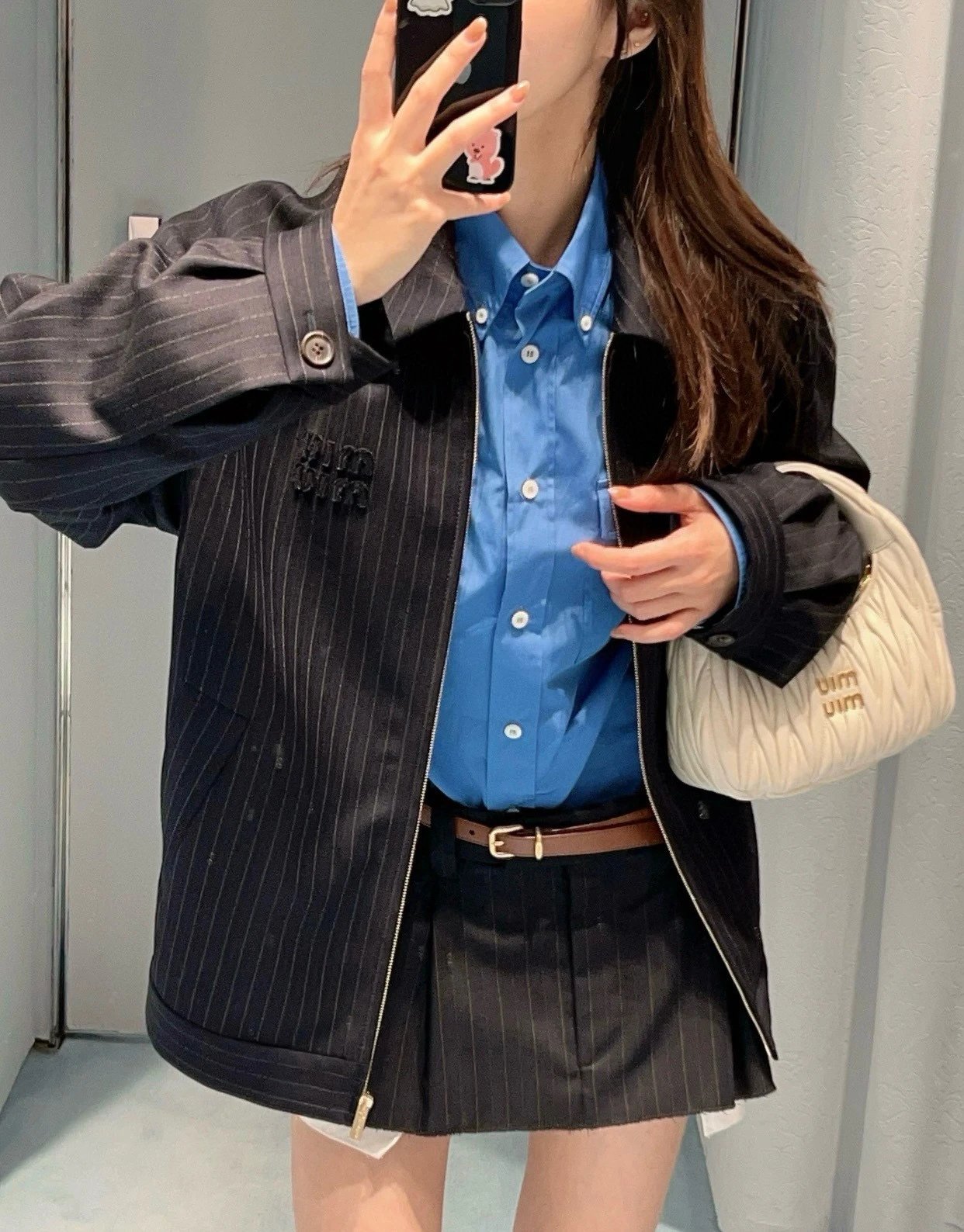 gw/미우미우 남여 스트라이프 재킷
