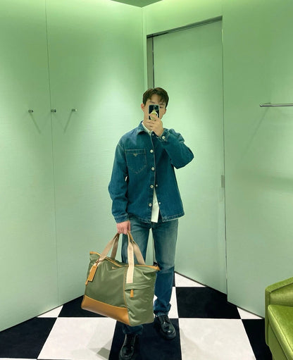 gw/ 프라다 남성 데님 셔츠