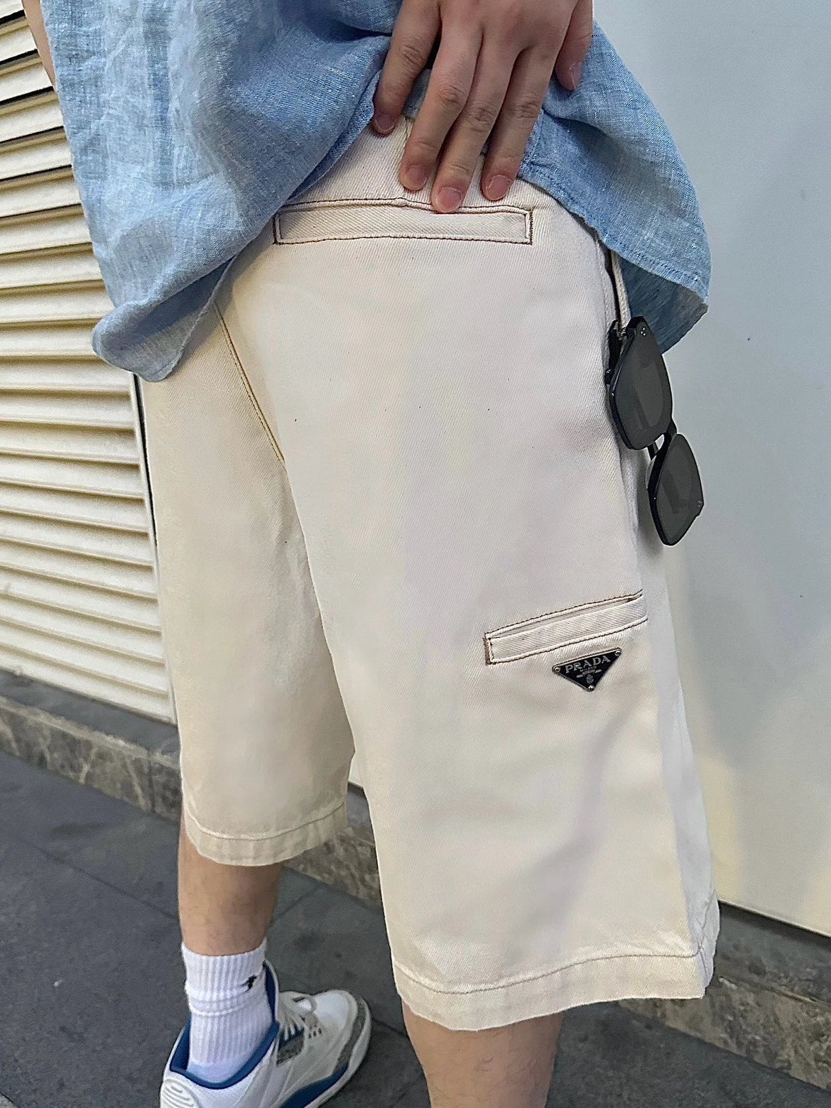 gw/프라다 남성 작업복 반바지