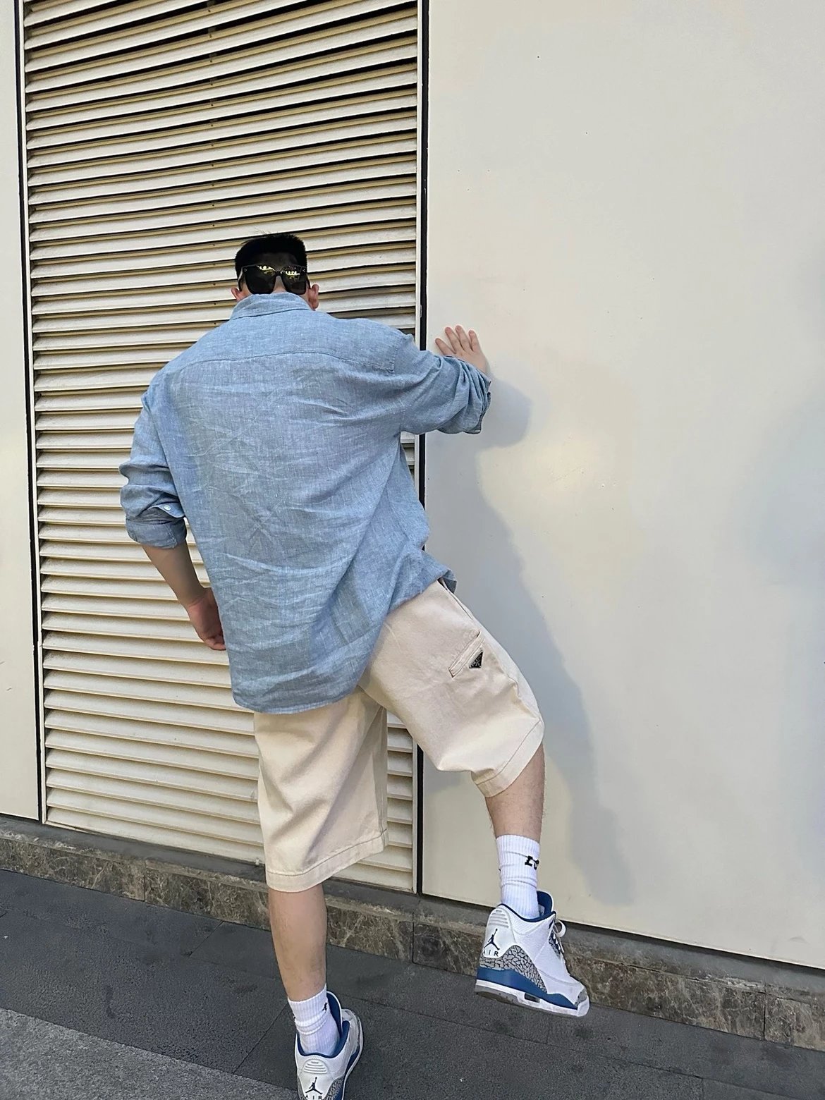 gw/프라다 남성 작업복 반바지