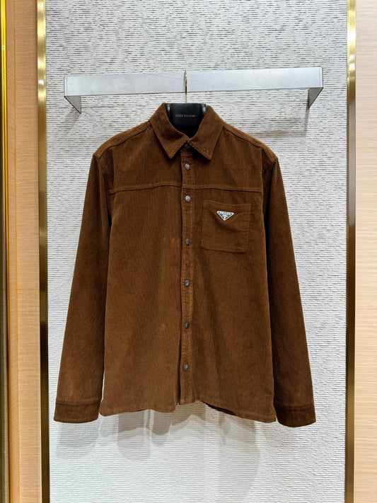 체인2호/프라다 남성 코듀로이 코트