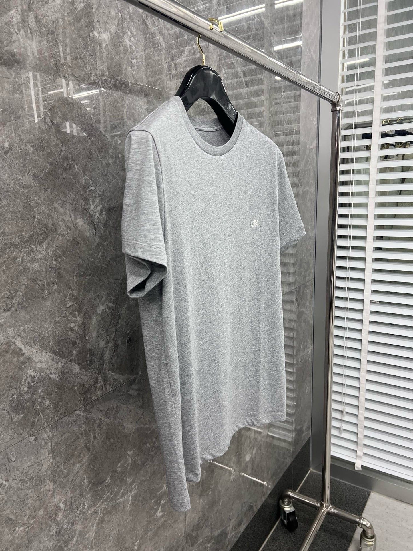 대리석 / 대리석집 셀린느 자수로고 그레이